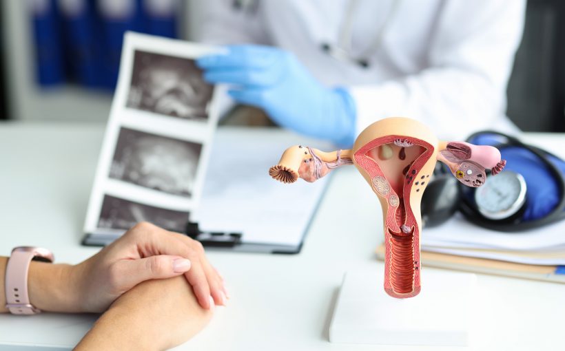 Lekarz ginekolog przeprowadza konsultacje z pacjentką. /Źródło: 123rf.com