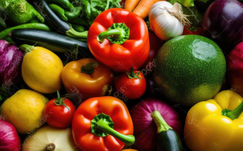 Świeże, naturalne warzywa o różnych kolorach ułożone obok siebie. /Źródło: 123rf.com