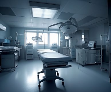 Opuszczona sala operacyjna na oddziale szpitalnym. /Źródło: 123rf.com