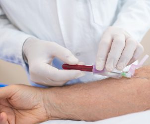 hospital patients injected with blood