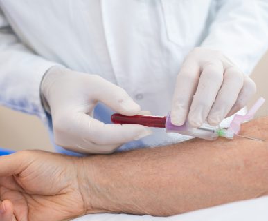 hospital patients injected with blood
