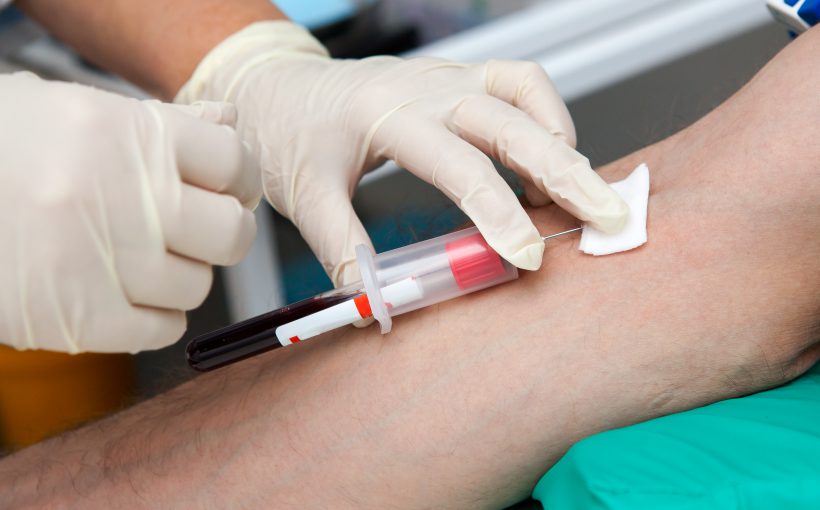 blood sampling procedure for analysis in a medical laboratory