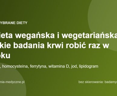 Vegan and vegetarian diets: which blood tests to have once a year