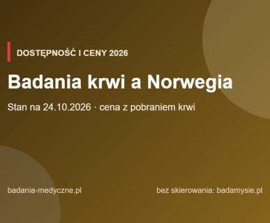 Pobranie krwi do probówki w punkcie pobrań w Polsce