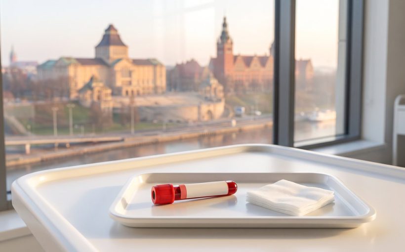 Ein Tag in Stettin: Blutentnahme am Morgen, Stadt am Nachmittag