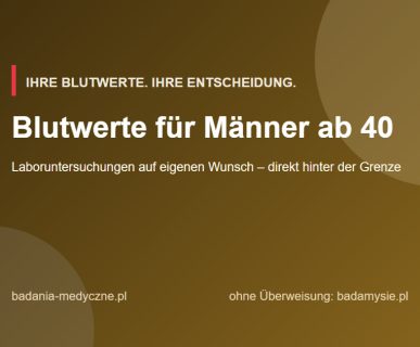Blutwerte für Männer ab 40: PSA, Testosteron, Lipide, HbA1c