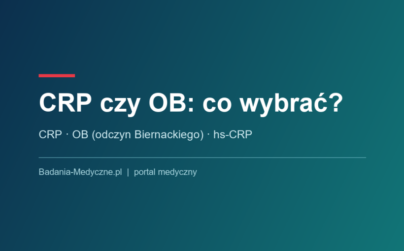 Probówki z krwią do badania CRP i OB (odczyn Biernackiego) w laboratorium