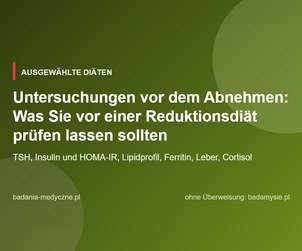 Untersuchungen vor dem Abnehmen: Was Sie vor einer Reduktionsdiät prüfen lassen sollten
